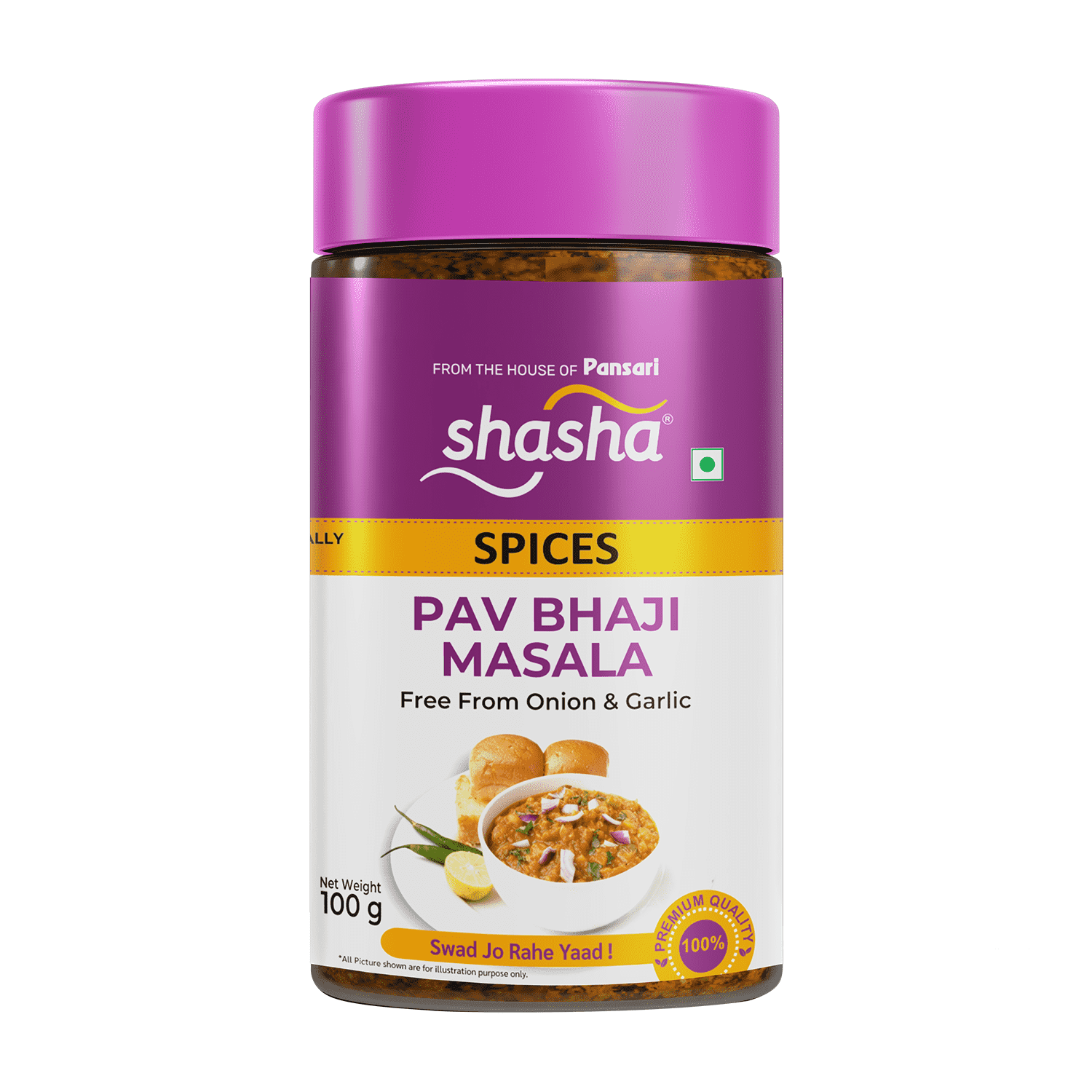 Shasha Pav Bhaji Masala for professional food-service kitchens