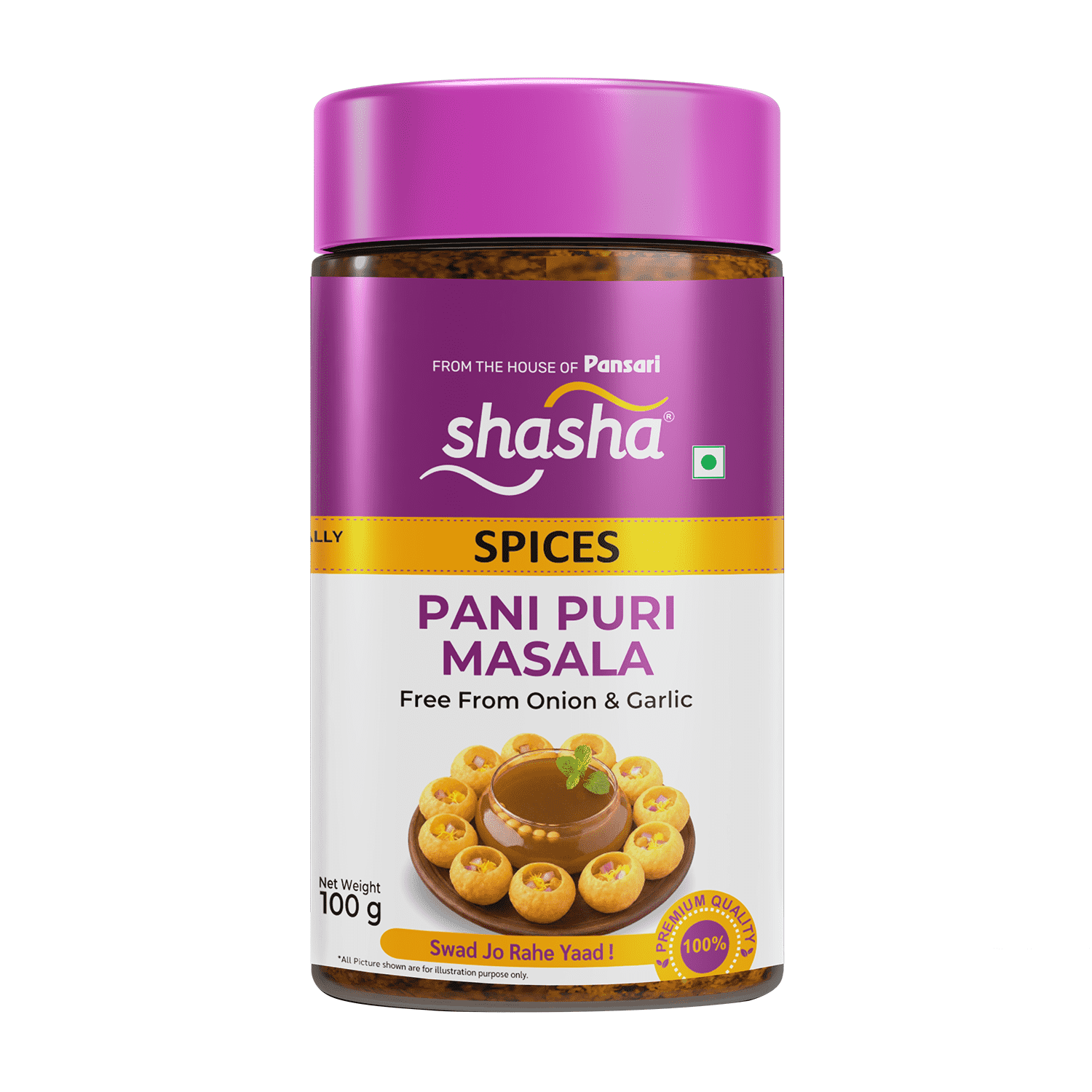 SHASHA 21 Shasha Pani Puri Masala for professional food-service kitchens