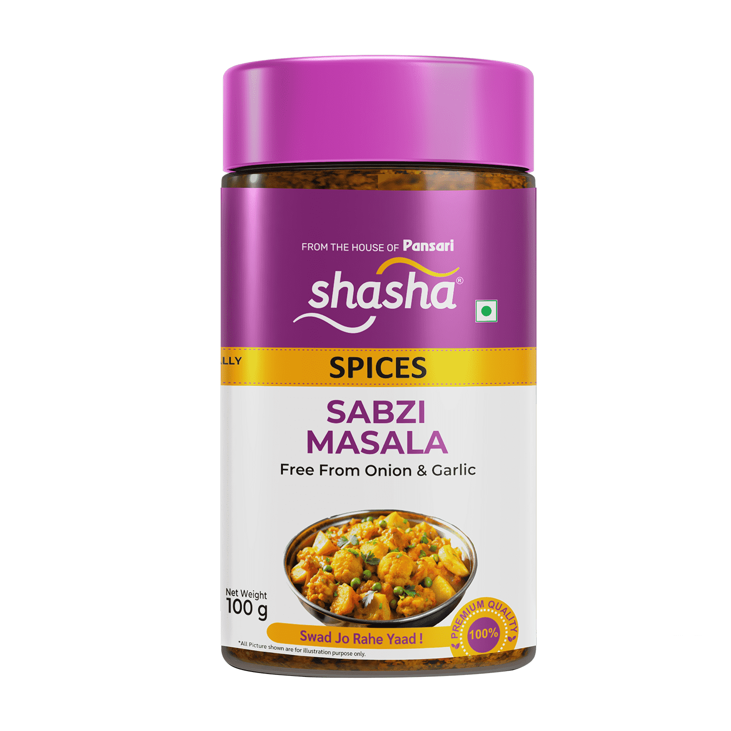 SHASHA 7 Shasha Sabzi Masala for professional food-service kitchens