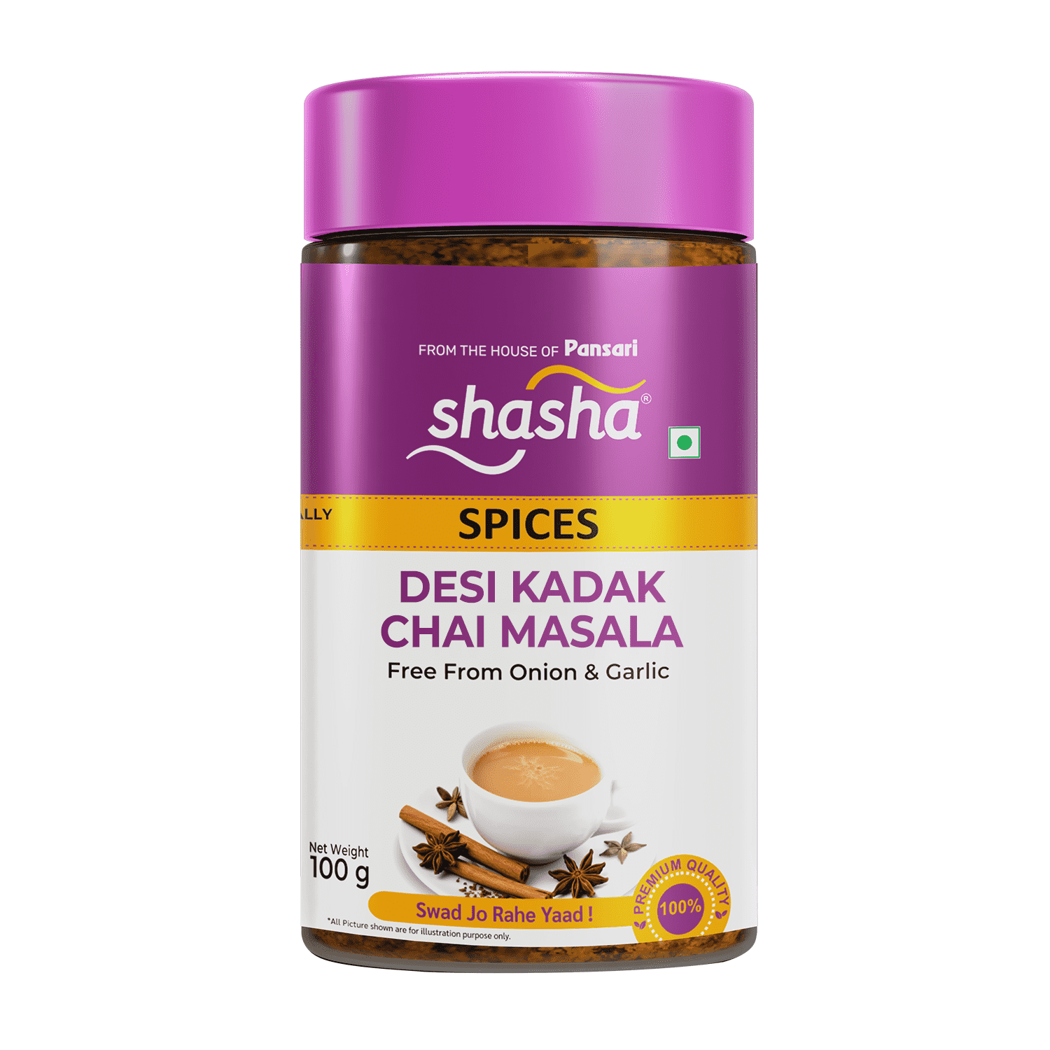 SHASHA 3 Shasha Tea Masala for professional food-service kitchens
