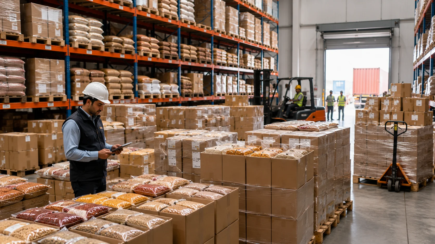 Food distributors and importers supporting professional food-service supply