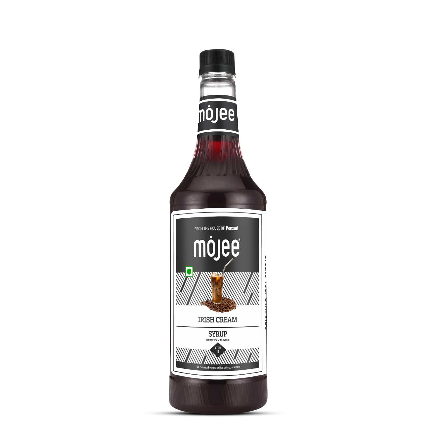Mojee Irish Cream flavour syrup for mocktails and beverages