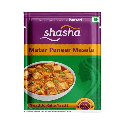 SHASHA 27 Shasha Matar Paneer Masala for professional food-service kitchens