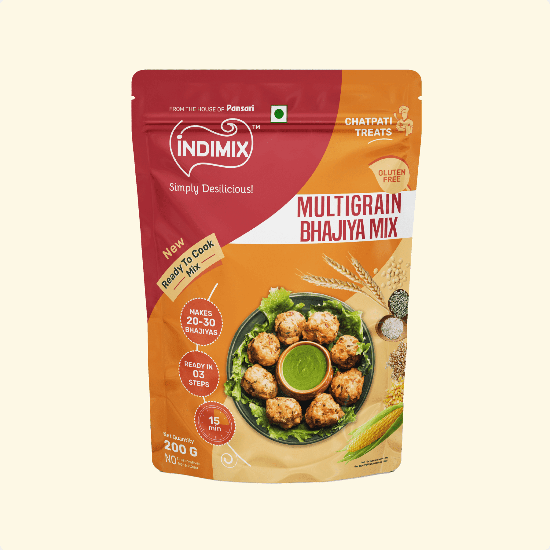 Pansari Multigrain Bhajiya Mix instant mix