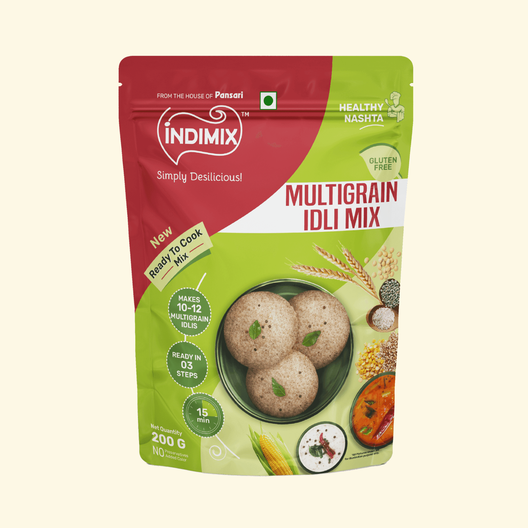 Pansari Multigrain Idli Mix instant mix