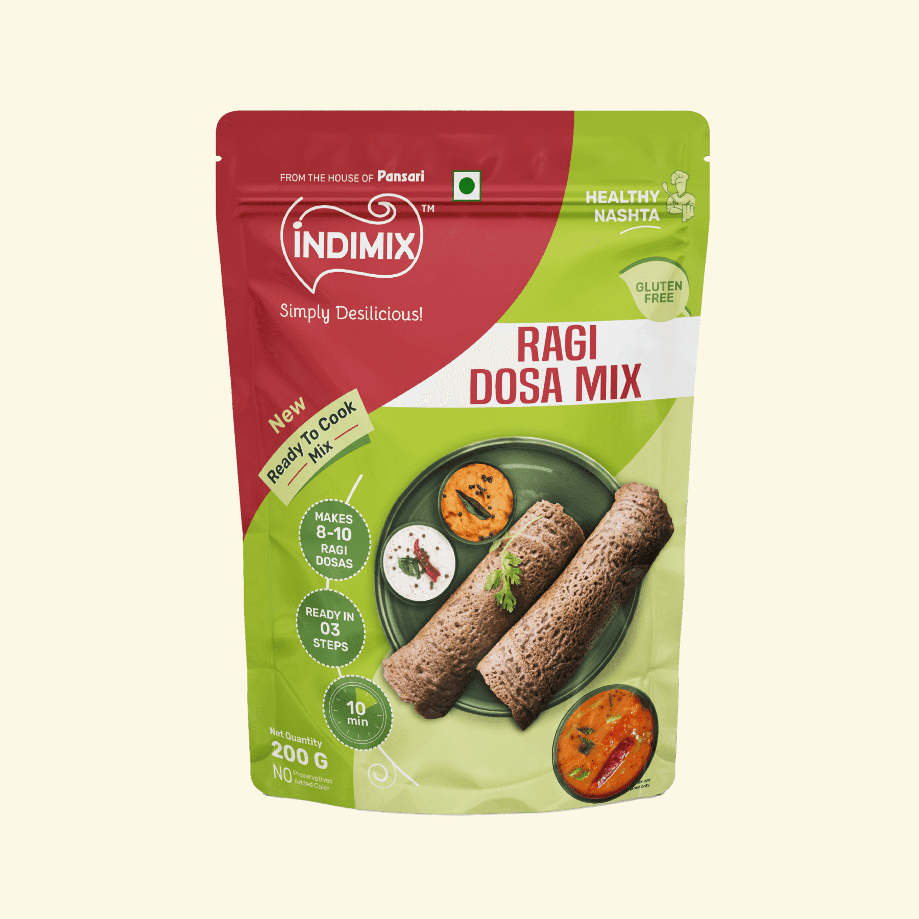 Pansari Ragi Dosa Mix instant mix