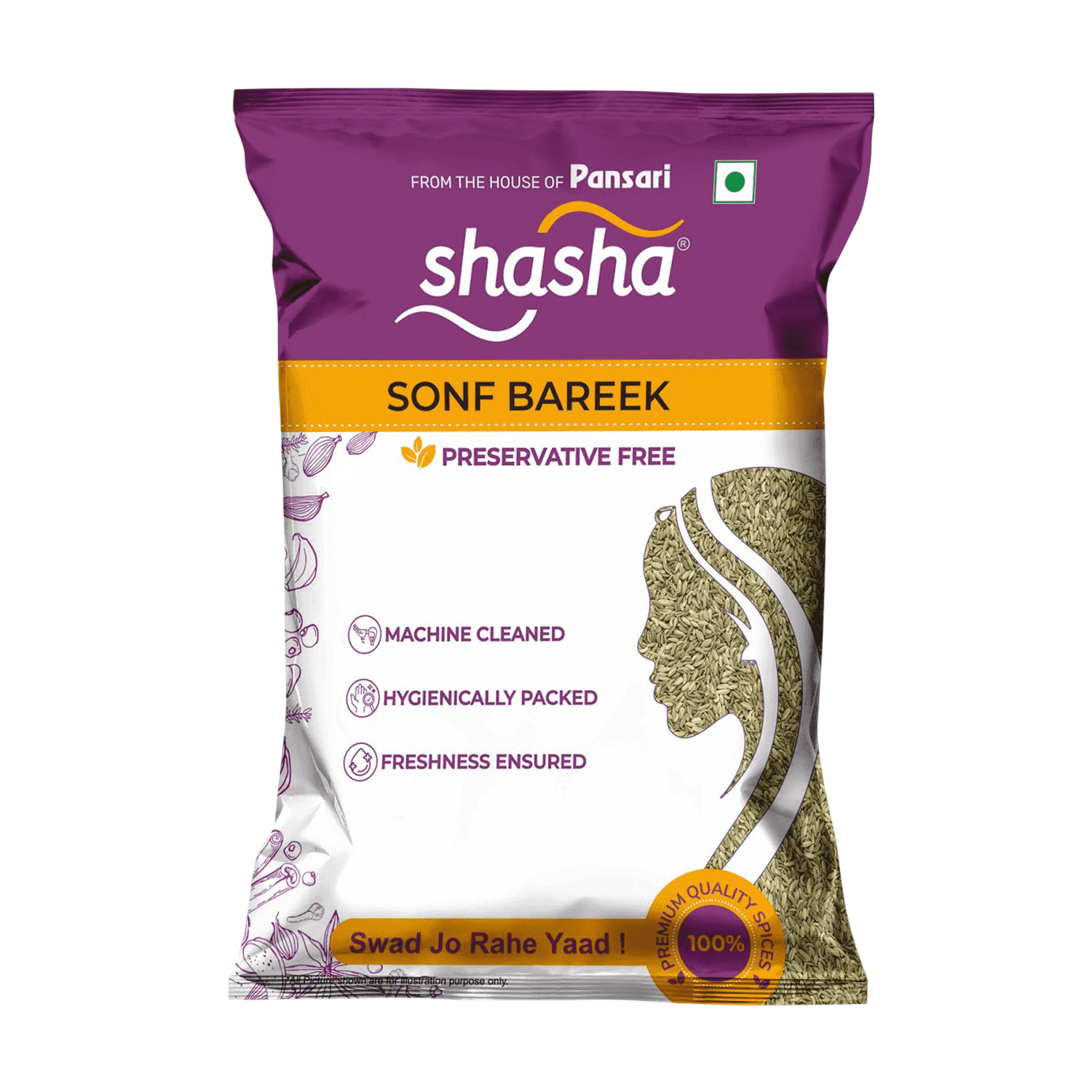 SHASHA 40 Shasha Saunf Bareek for professional food-service kitchens