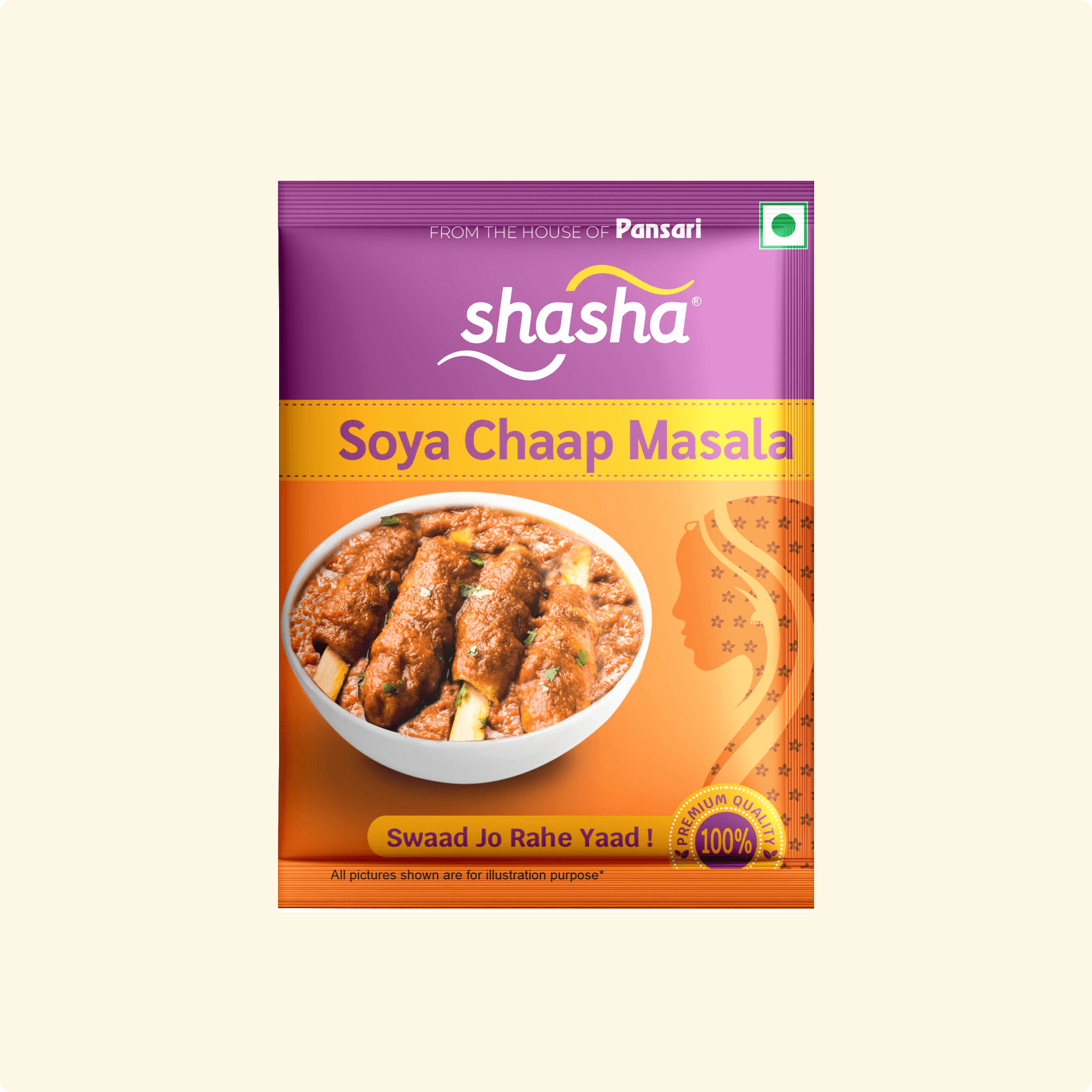 SHASHA 29 Shasha Soya Chaap Masala for professional food-service kitchens