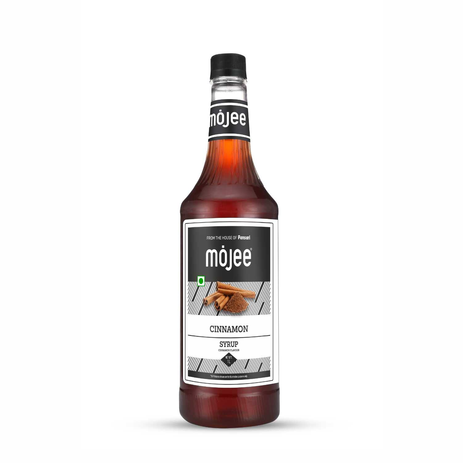 Mojee Cinnamon flavour syrup for mocktails and beverages