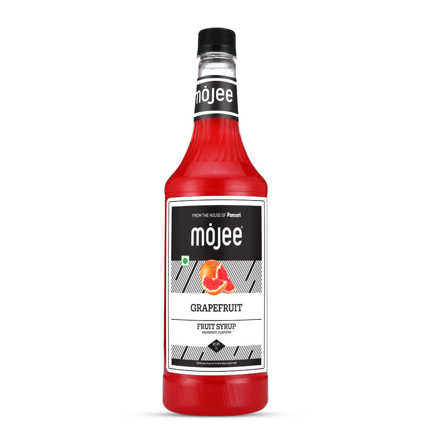 Mojee Grapefruit flavour syrup for mocktails and beverages