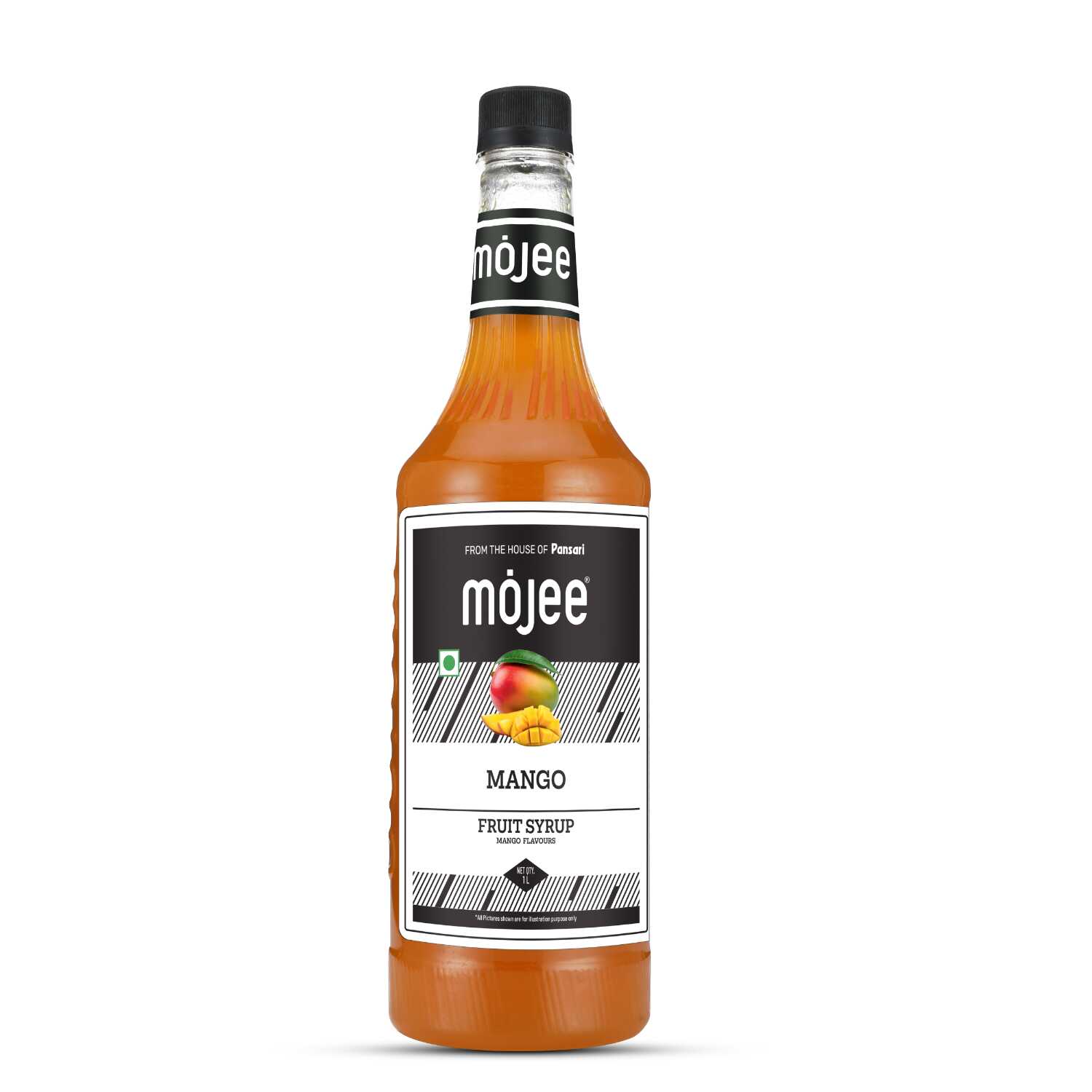 Mojee Mango flavour syrup for mocktails and beverages