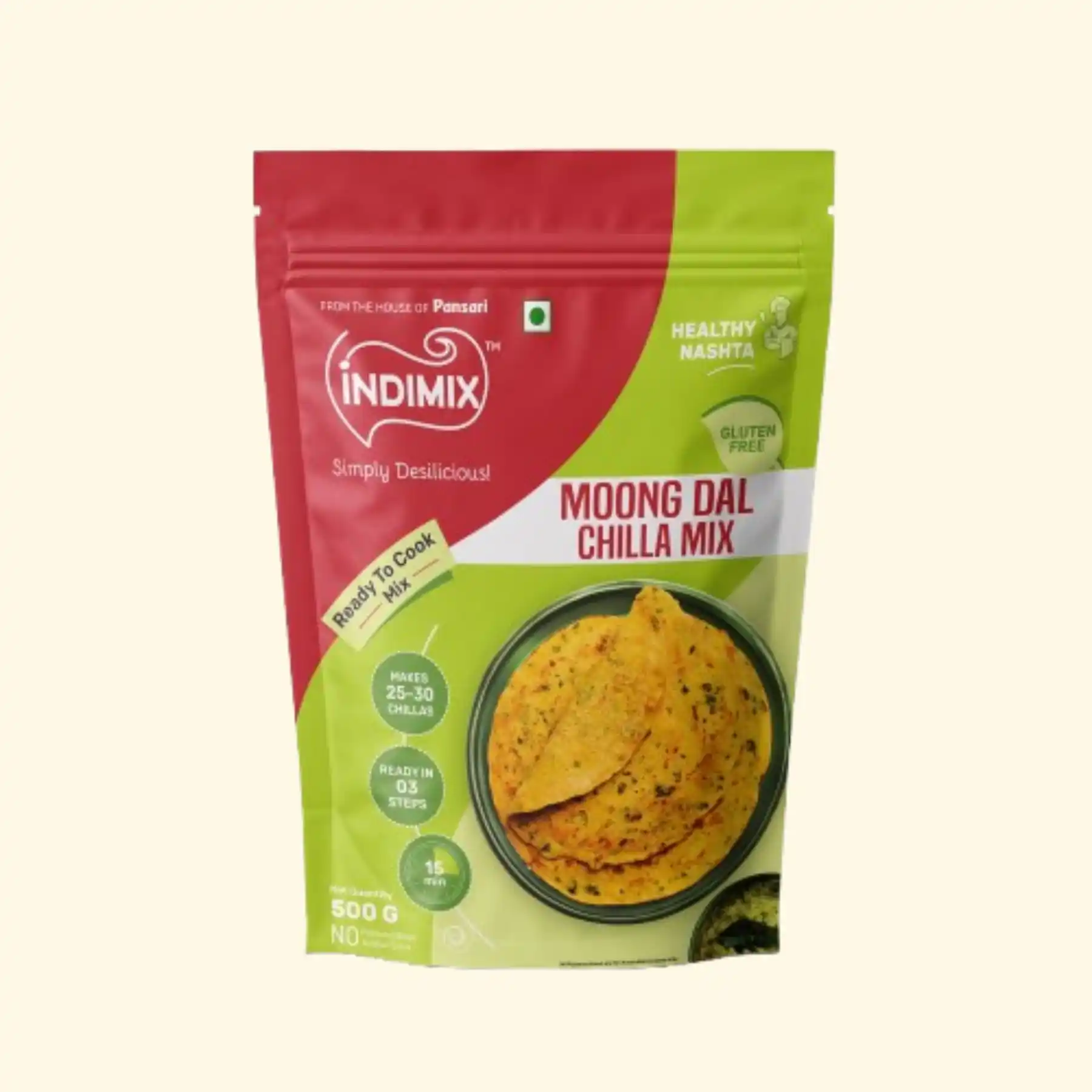 Pansari Moong Dal Chilla Mix instant mix