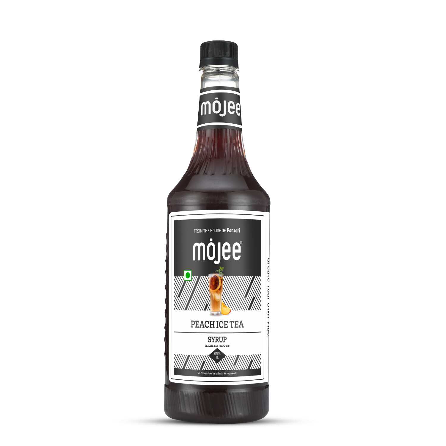 Mojee Peach Ice Tea flavour syrup for mocktails and beverages