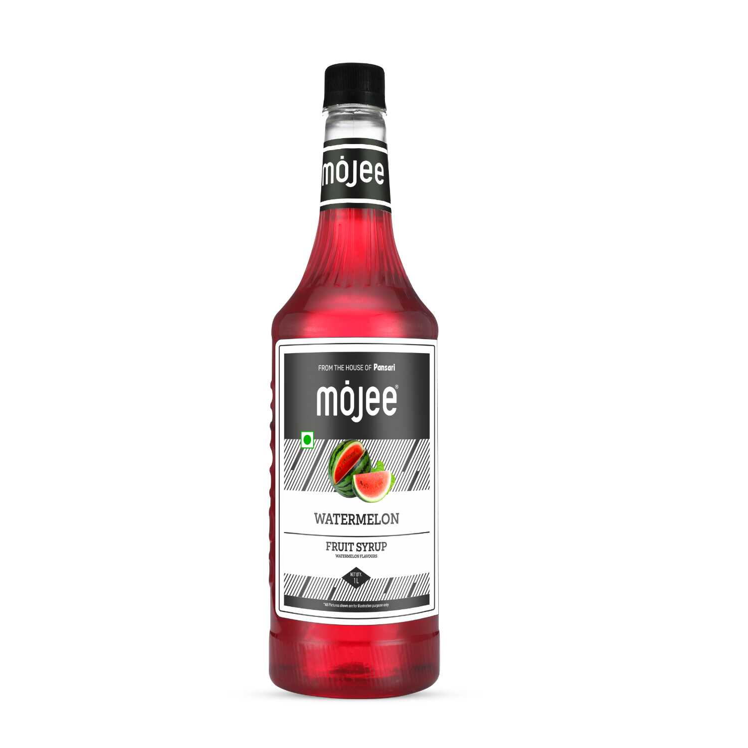 Mojee Watermelon flavour syrup for mocktails and beverages