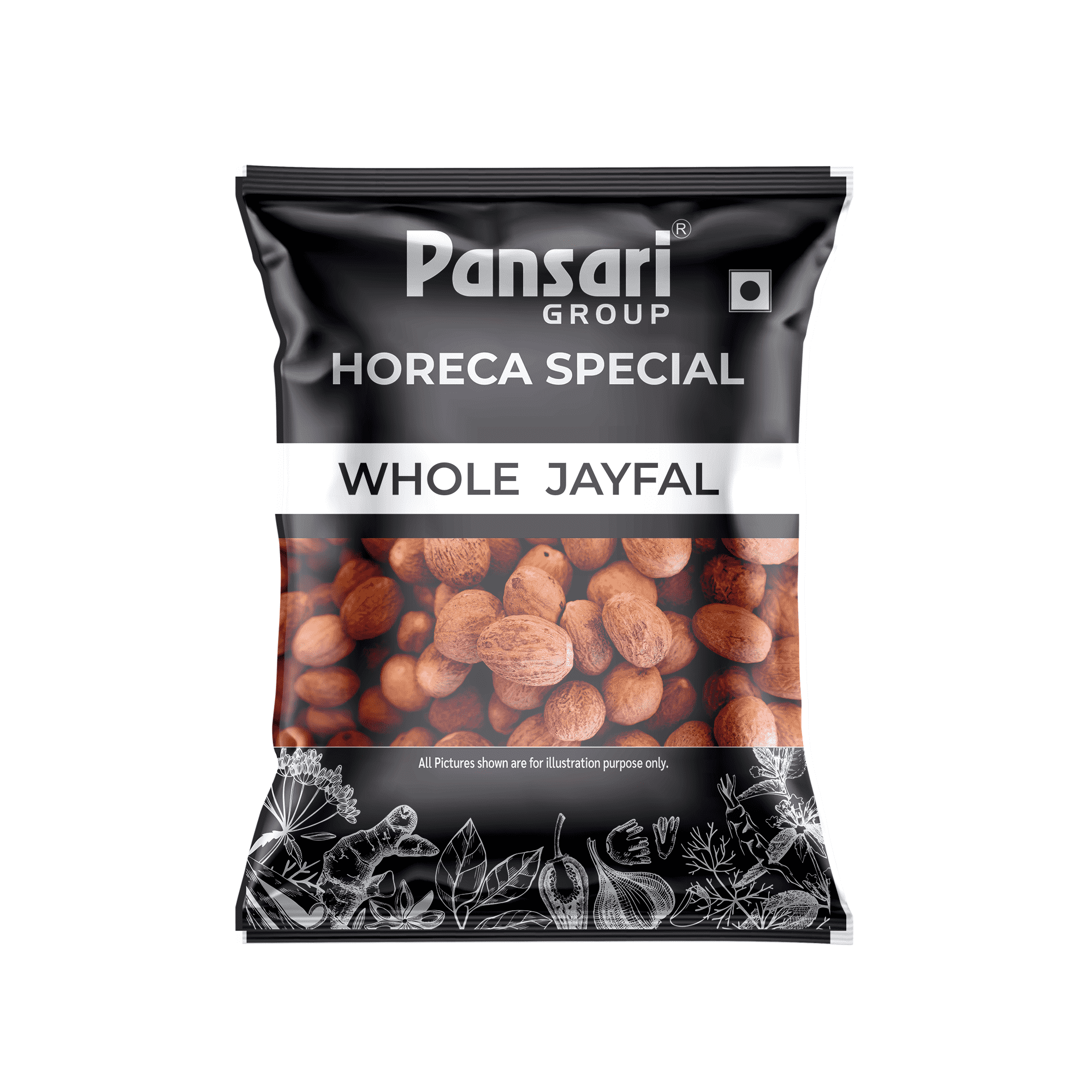 Pansari whole Jayfal nutmeg