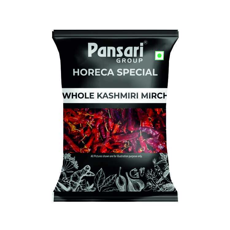 Pansari whole Kashmiri Mirch red chillies