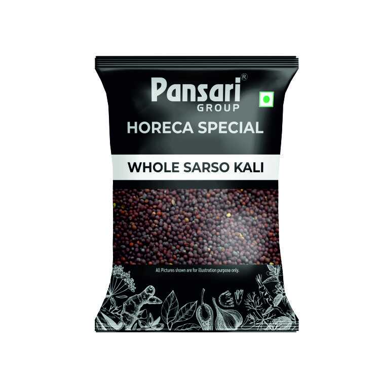 Pansari whole Sarso Kali black mustard seeds