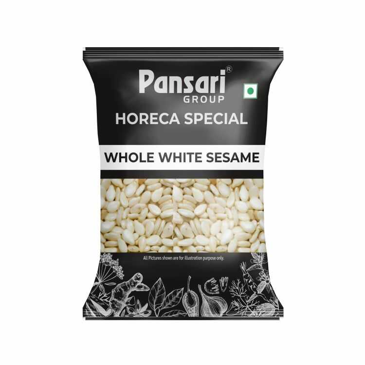 Pansari whole white sesame seeds for professional kitchens