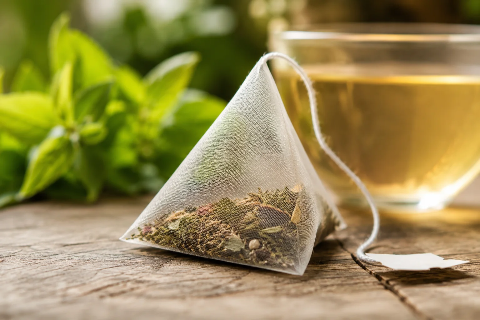 TVOY biodegradable tea bag — eco-friendly zero waste packaging