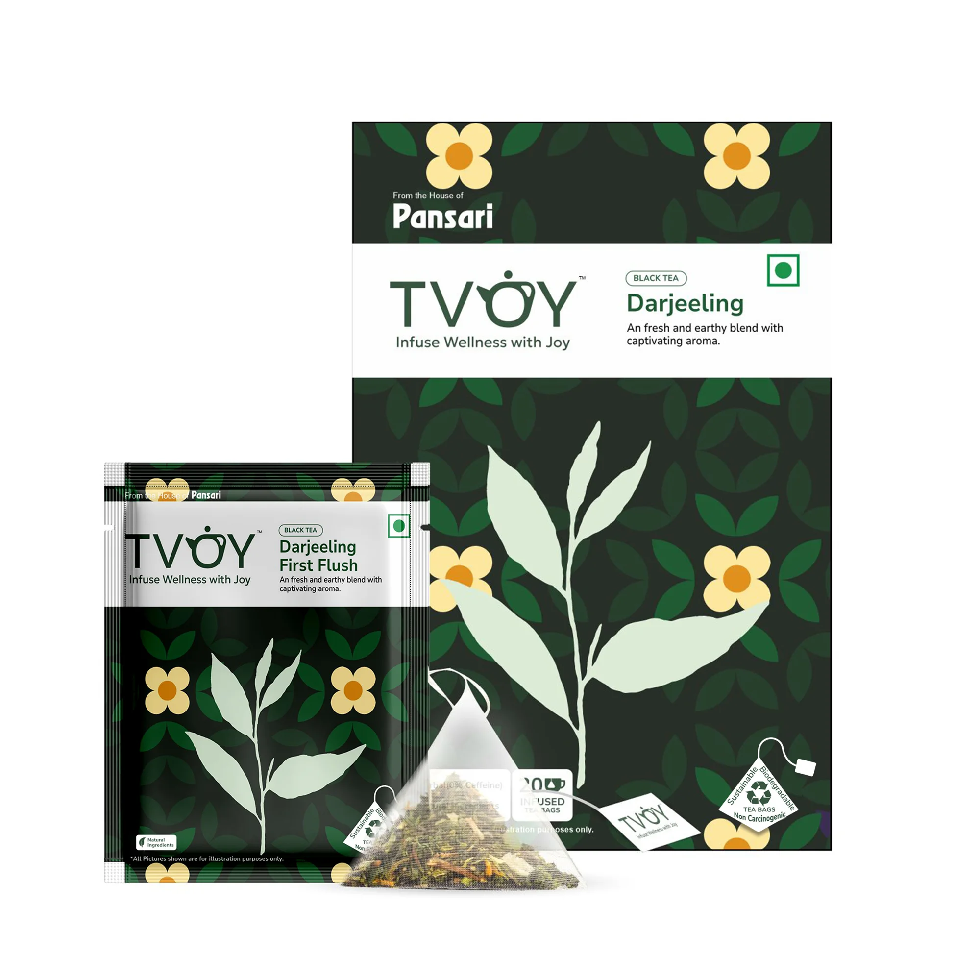 TVOY Darjeeling Tea — first flush single-estate Himalayan black tea